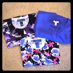 BUNDLE OF THREE CARDIGAN SWEATERS